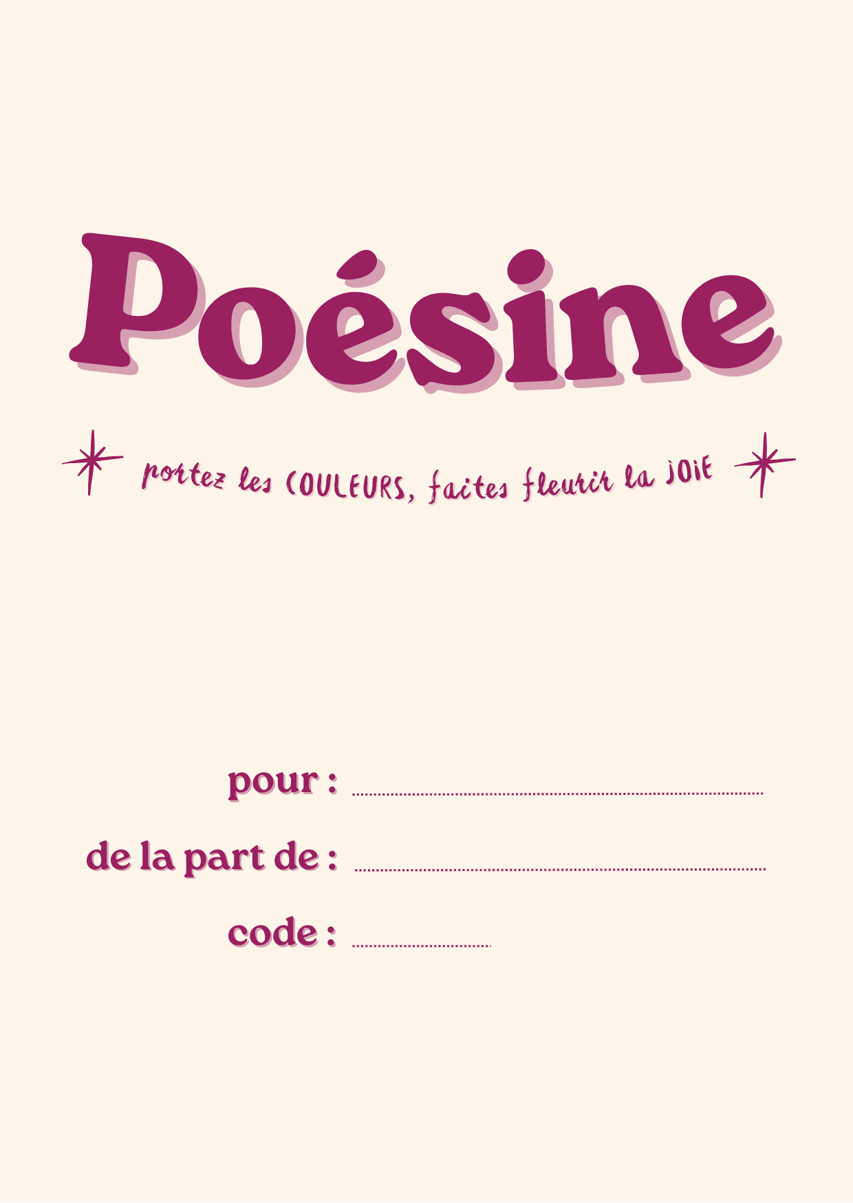 Blouses Madeleine à personnaliser 🎟️