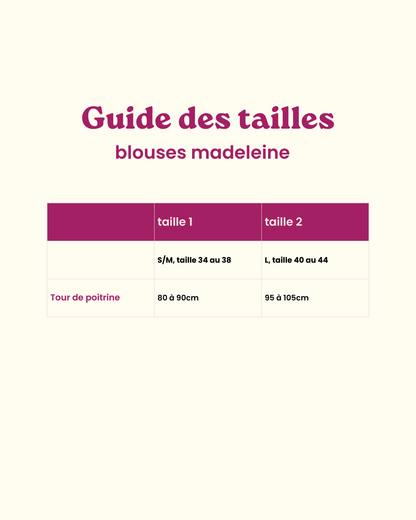 Blouse Madeleine mousse