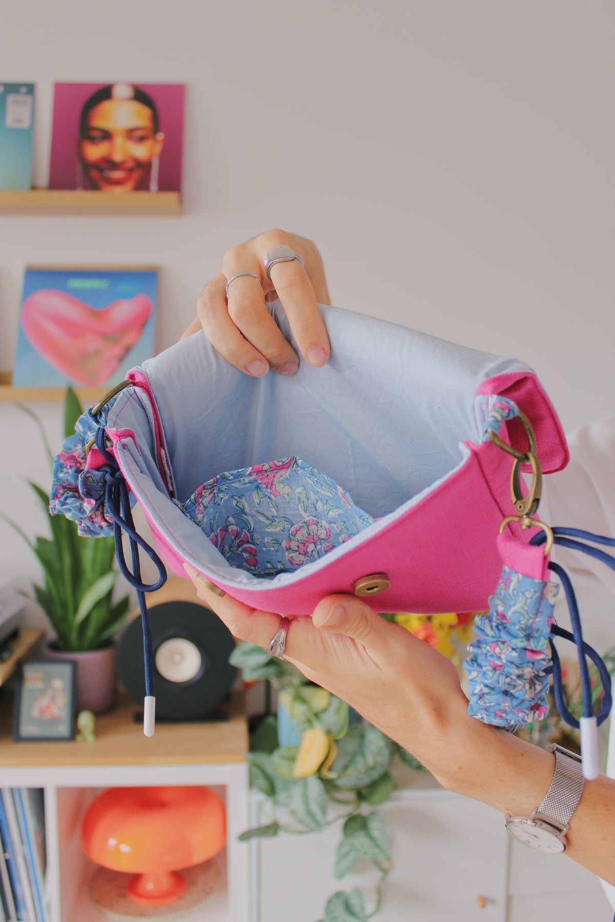 Sac Verso rose indienne