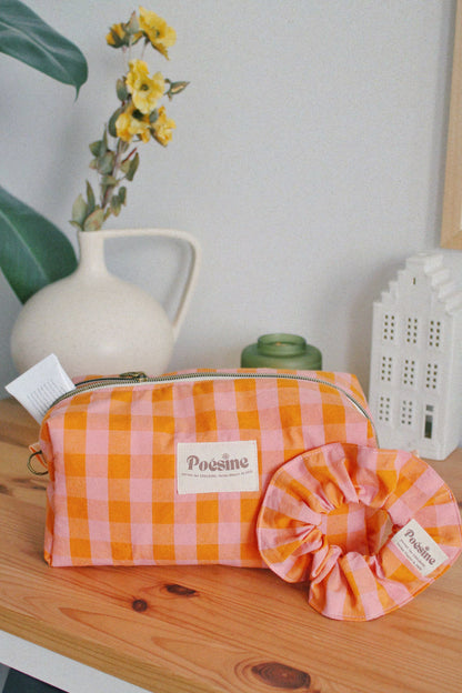 Trousse de toilette et chouchou