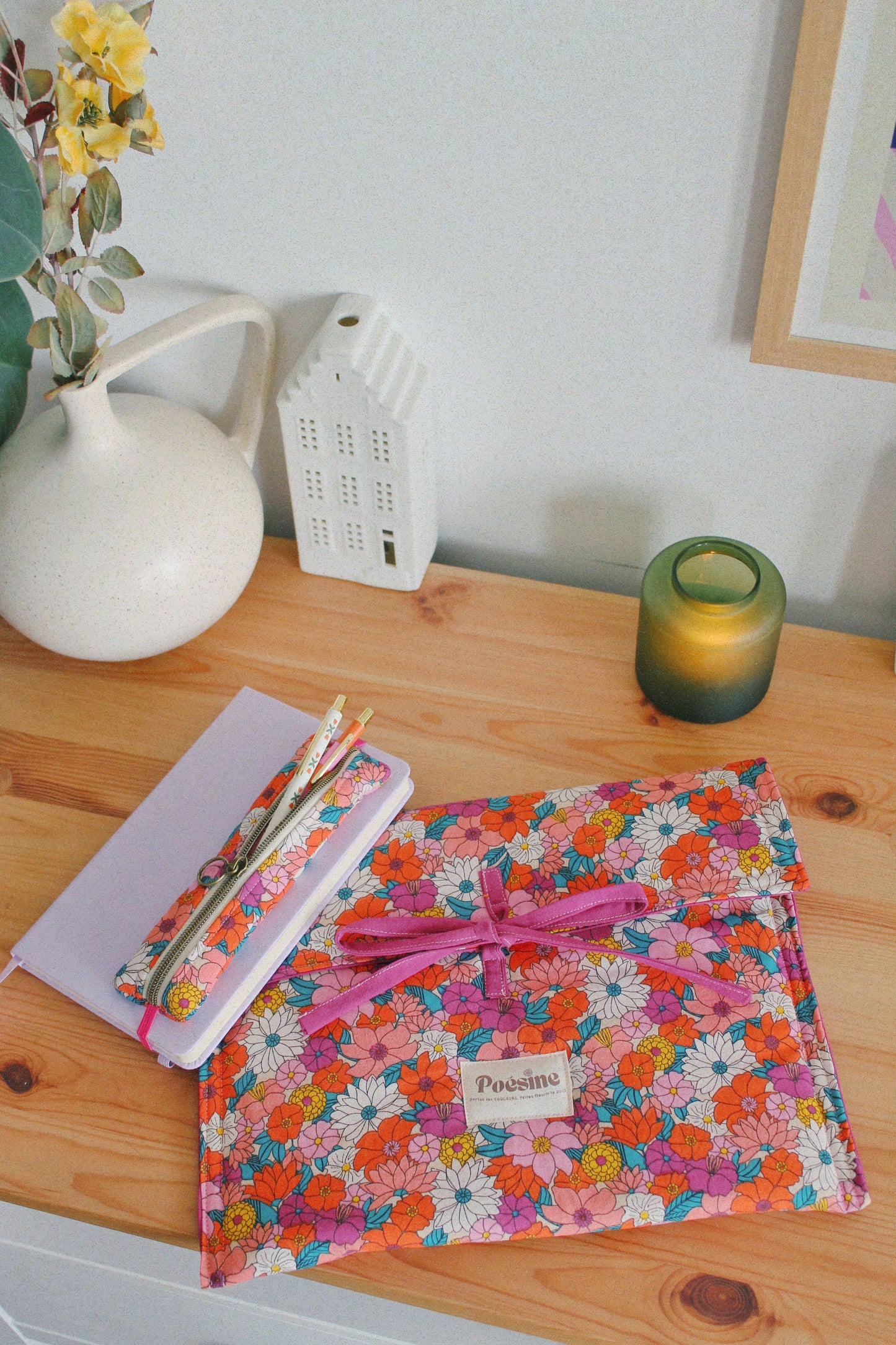 Housse d'ordinateur et pochette à carnet