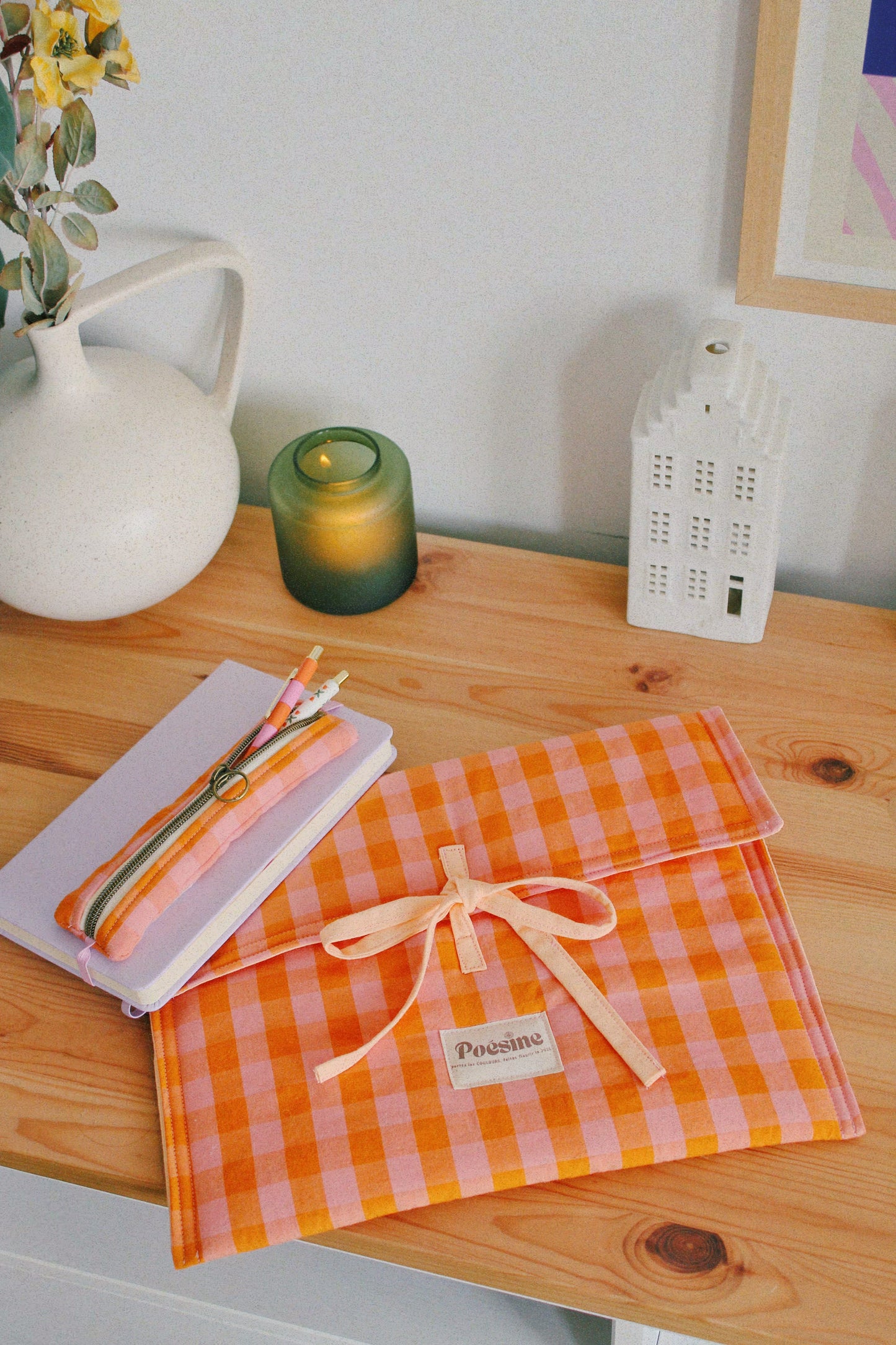 Housse d'ordinateur et pochette à carnet