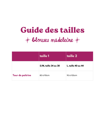 Blouses Madeleine ✨