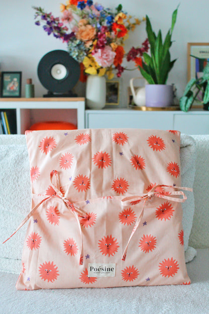 Housses coussins colorées