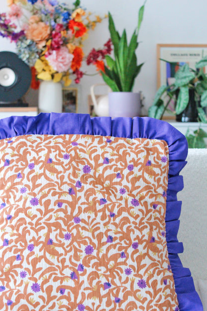 Housses coussins colorées