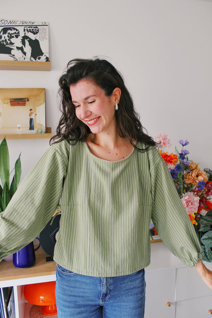 Blouse Madeleine matcha