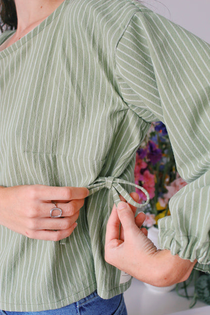 Blouse Madeleine matcha