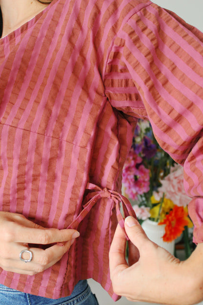 Blouse Madeleine muscade