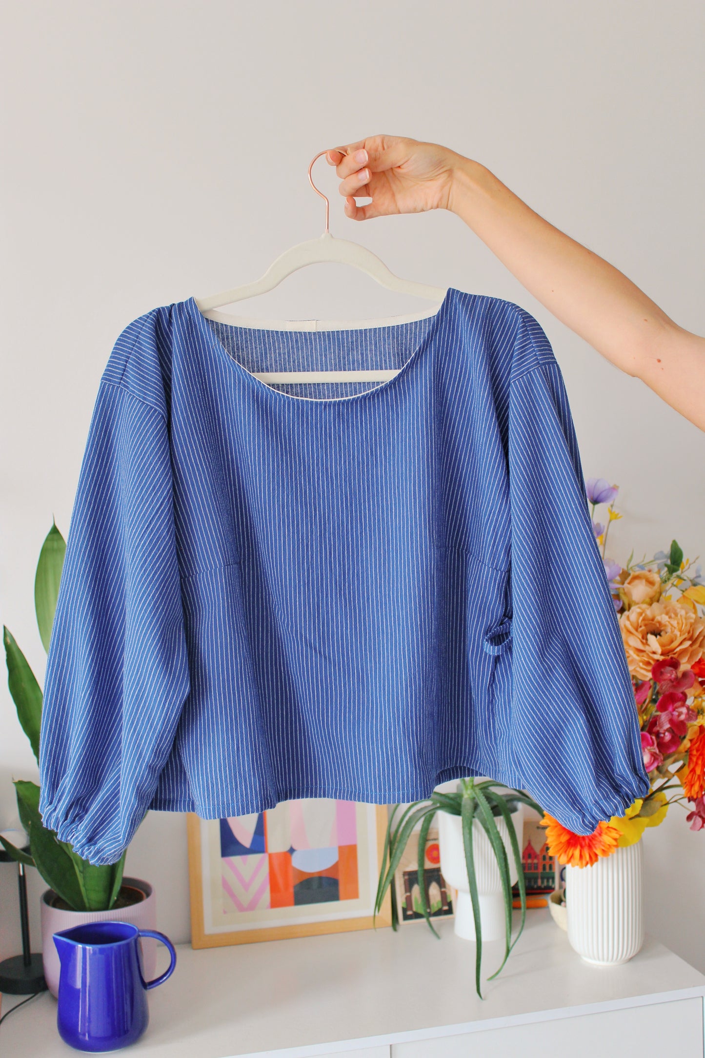 Blouse Madeleine brume