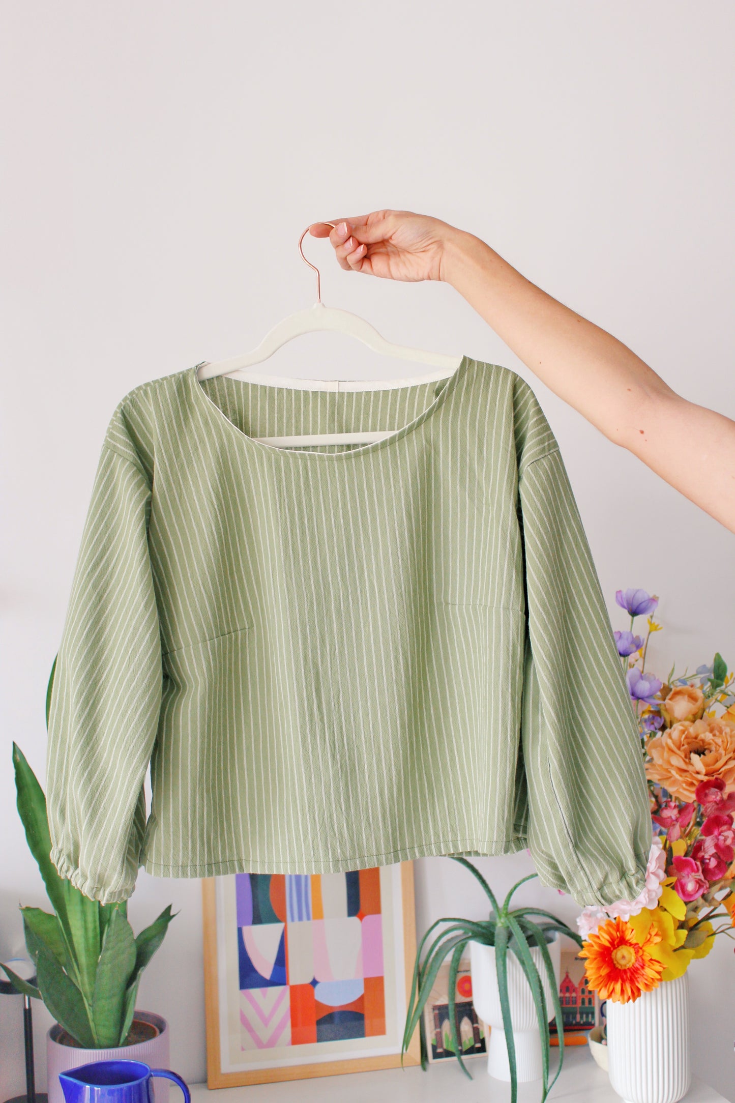 Blouse Madeleine matcha