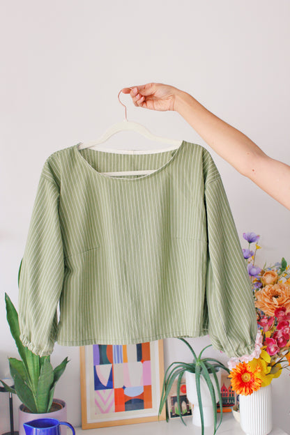 Blouse Madeleine matcha
