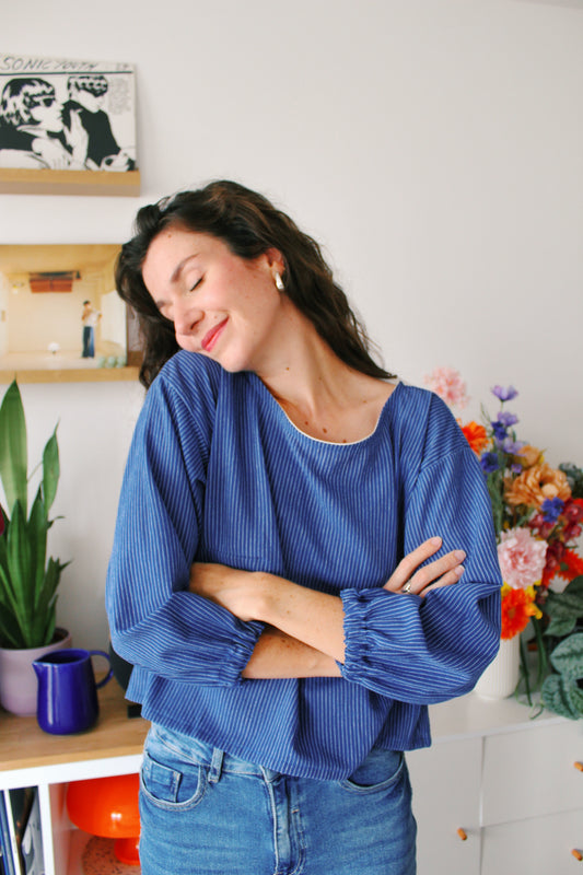 Blouse Madeleine brume