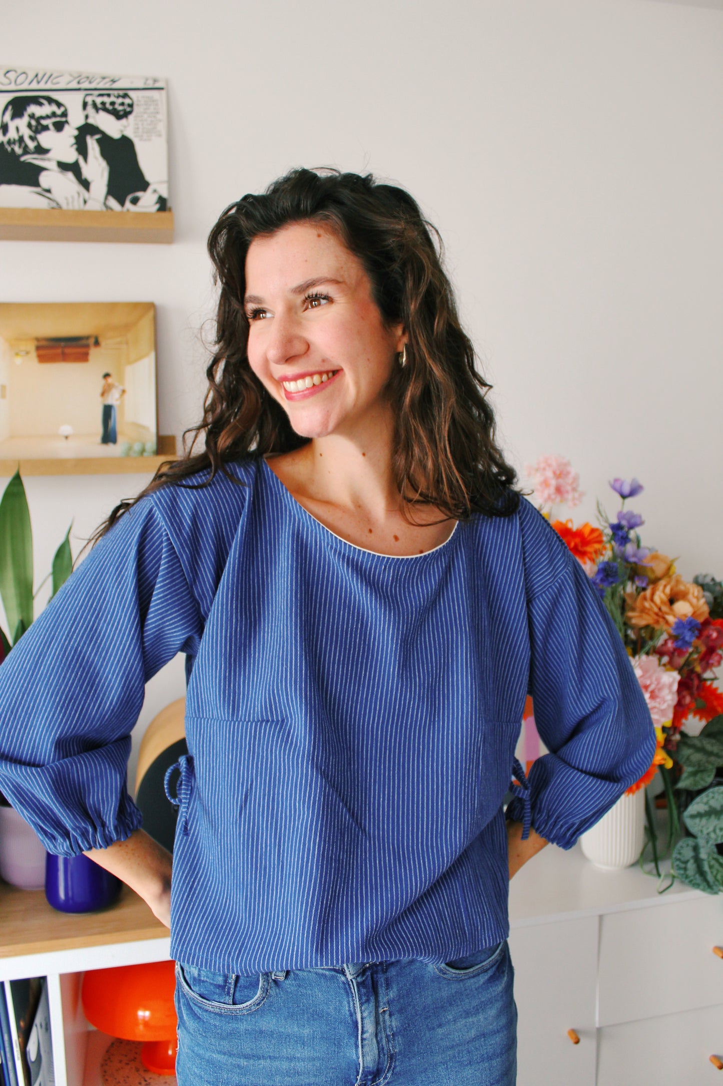 Blouse Madeleine brume