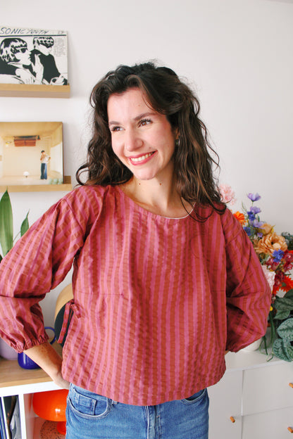 Blouse Madeleine muscade