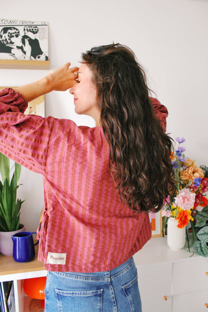 Blouse Madeleine muscade