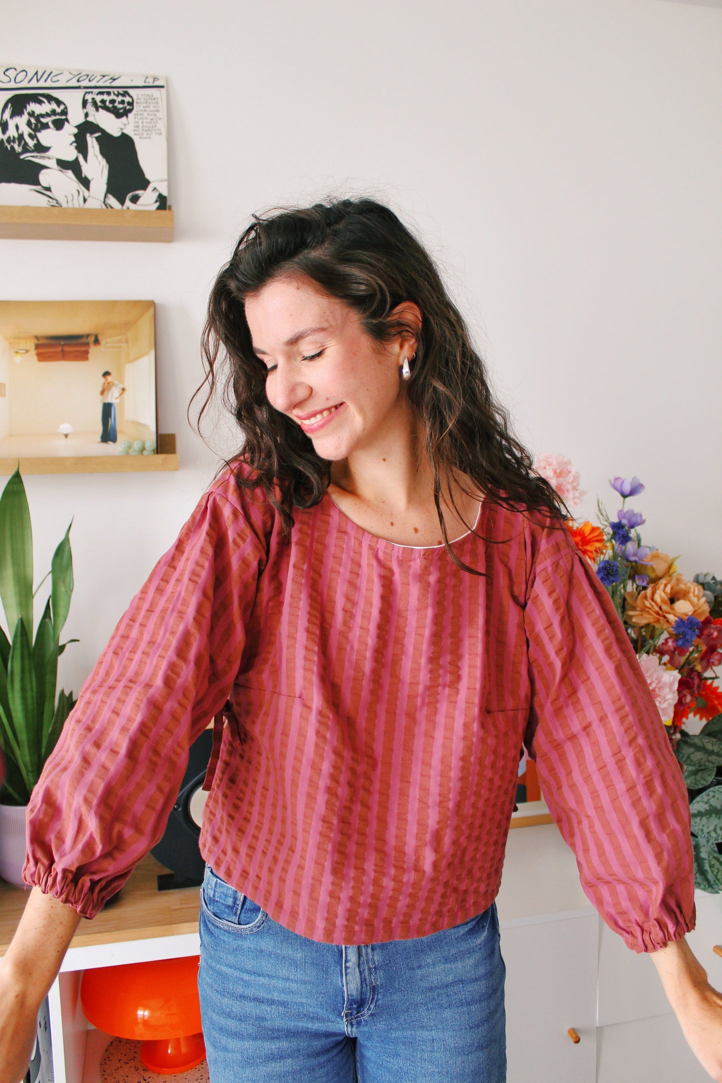 Blouse Madeleine muscade